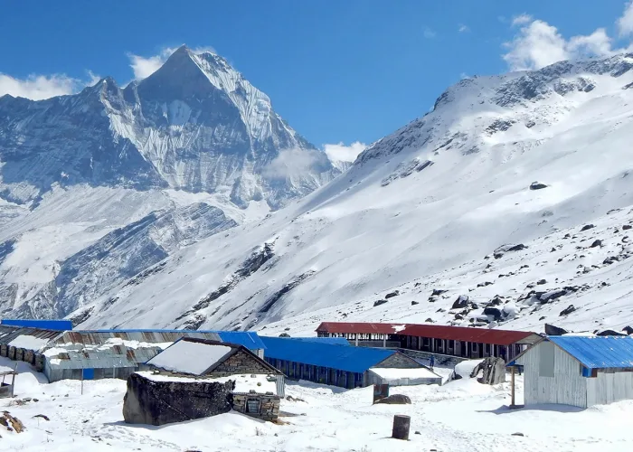 Annapurna Base Camp Trek with helicopter